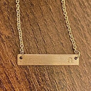 Gold Initial Necklace